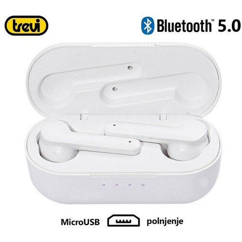Trevi mini Bluetooth 5.0 slušalke z mikrofonom HMP 12E07 AIR bele Cene