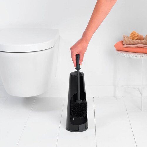 Brabantia WC-garnitura i četka Classic - Matt Black Cene