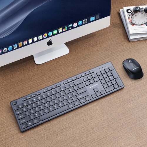 Gembird KBS-WCH-04 tastatura US + bezicni mis USB US layout Cene