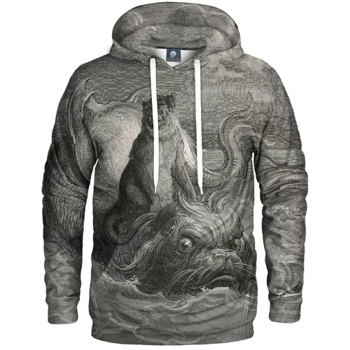 Aloha From Deer Unisex's Dore Series - Monkey On A Dolphin Hoodie H-K AFD494