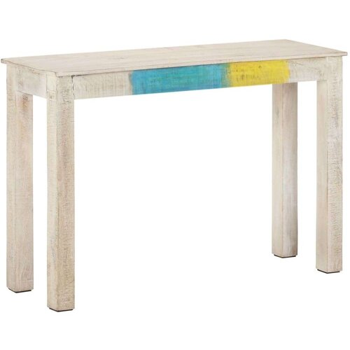 vidaXL Konzolni stol bijeli 115 x 35 x 77 cm od grubog drva manga Cene