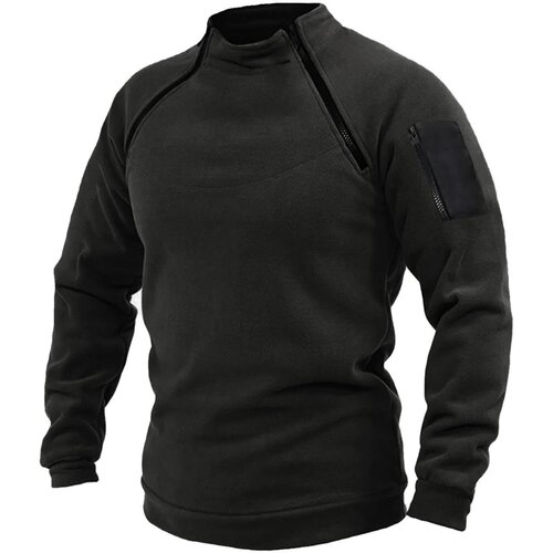 Dewberry 90777 Mens Fleece with Arm Pocket-BLACK Cijene