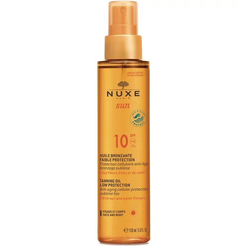 Nuxe Sun ZF10, olje za obraz in telo