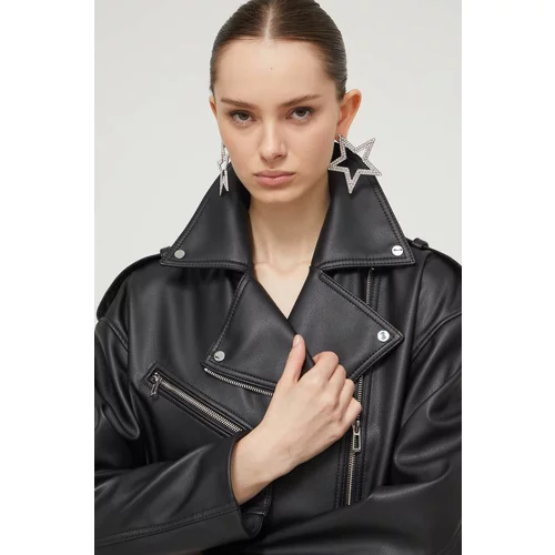 Hugo Biker jakna ženska, črna barva