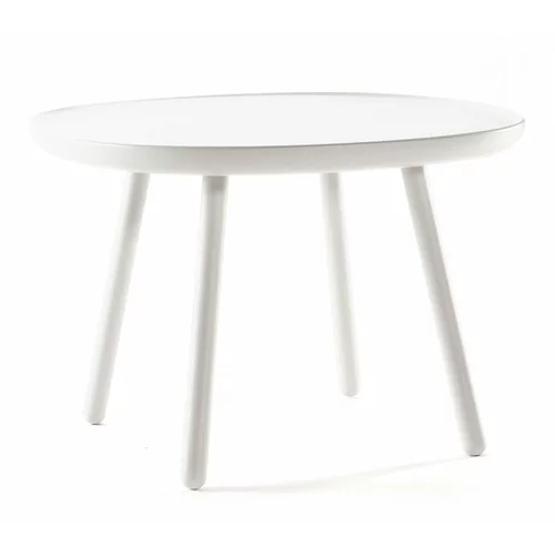 EMKO bijeli stol od prirodnog masivnog drveta Naïve, ø 64 cm