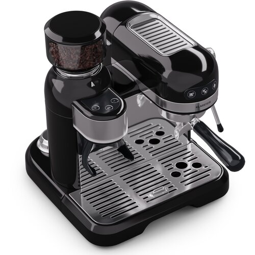 Klarstein Bella Caf&amp;eacute;, aparat za espresso kavu, uključujući mlin, 1550 W, 20 bara, 1,4 litre Slike