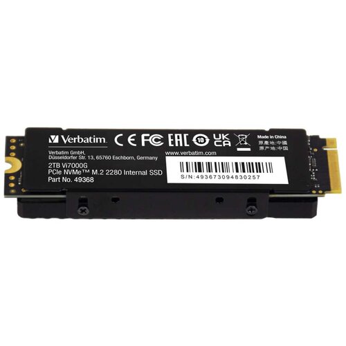 Verbatim Vi7000 PCle NVMe M.2 SSD 2TB 49368 Cijene