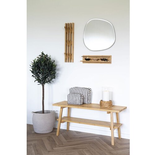 House Nordic od bambusa zidna vje&amp;scaron;alica u prirodnoj boji ember &amp;ndash; Slike