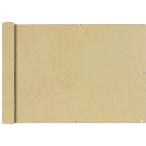 vidaXL Balkonsko Platno Oksford Tekstil 75x600 cm Bež, (20610869) Cene