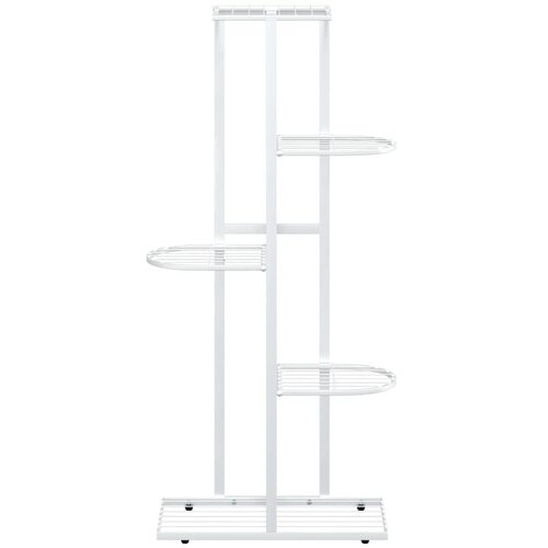VidaXL Stalak za cvijeće s 5 razina 43 x 22 x 98 cm bijeli metalni Slike
