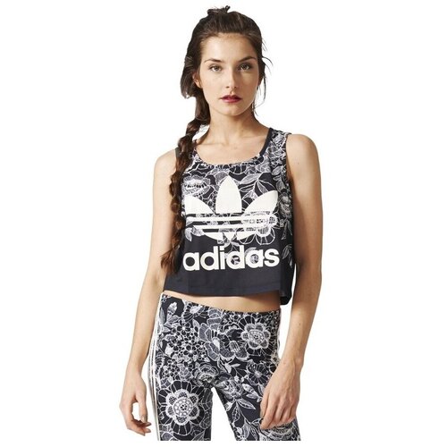 Adidas Majice s kratkimi rokavi Originals The Farm Florido Crop Tank Top pisana Cene