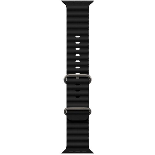 Hoco Silikonski pa&scaron;ček za iWatch, 42/44/45/49mm, črn - iWatch WA12 Black Cene
