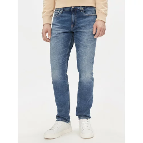 Calvin Klein Jeans Jeans hlače Slim J30J324201 Mornarsko modra Slim Fit