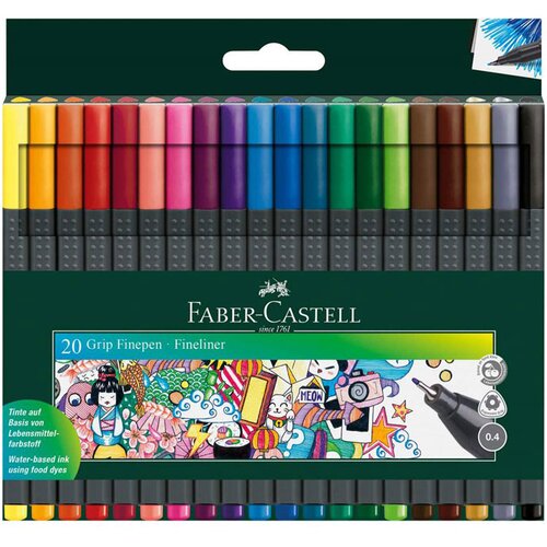Faber-Castell FABER CASTELL Set flomastera/lajnera Grip 20/1 151620 Cene