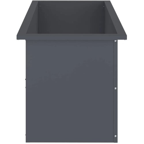  Vrtna posuda za sadnju s LED svjetlom 2 kom. Antracit - Antracit 40 x 100 x 40 cm 2 Slike