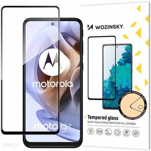 Wozinsky FULL GLUE KALJENO STEKLO ZA MOTO G51 FULL SCREEN Z OKVIRJEM, ČRNO, (21833014) Cene