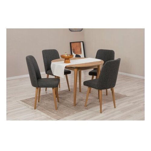 Hanah home trpezarijski sto i stolice vina 1053 atlantic pine anthracite Slike