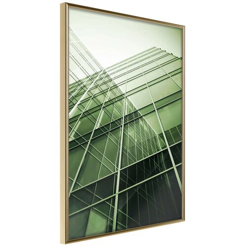  Poster - Steel and Glass (Green) 30x45 Slike