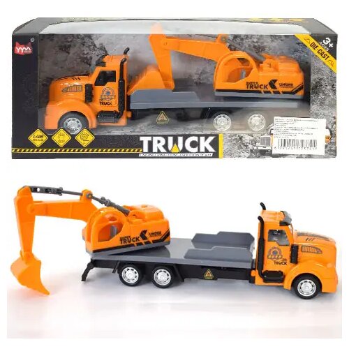 Magic Toys Kamion za prijevoz bagera 1/48 Slike