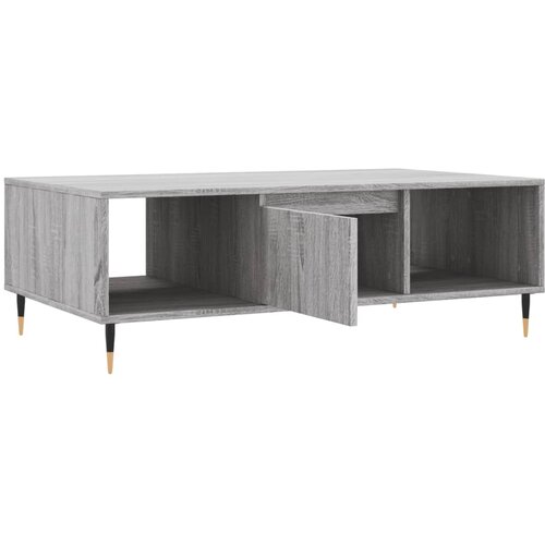  Stolić za kavu siva boja hrasta 104x60x35 cm konstruirano drvo Slike