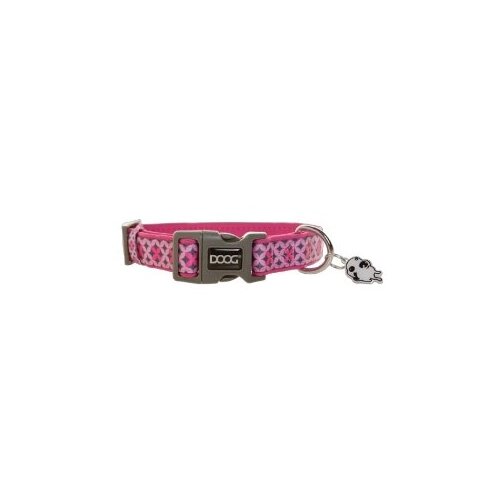 DOOG Ogrlica Toto L 42-62cm pink Slike