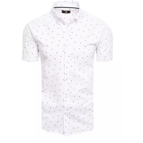 DStreet Men's Short Sleeve Shirt White Cijene