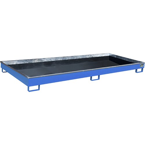 eurokraft pro Regalna talna kadica z vstavkom iz PE, prestrezna prostornina 240 l, DxŠxV 3265 x 1315 x 195 mm, modre barve Cene