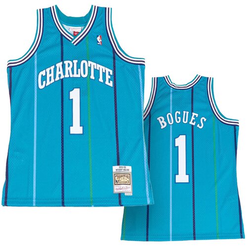 Mitchell And Ness muggsy bogues 1 charlotte hornets 1992-93 swingman dres Cene