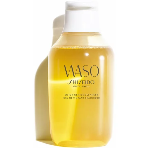 Shiseido Waso Quick Gentle Cleanser gel za čišćenje i skidanje make-upa bez alkohola 150 ml