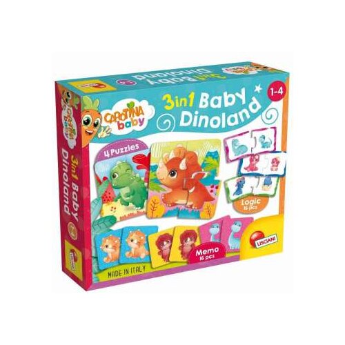 Carotina BABY DINOLAND (PUZZLE + 3D) Slike