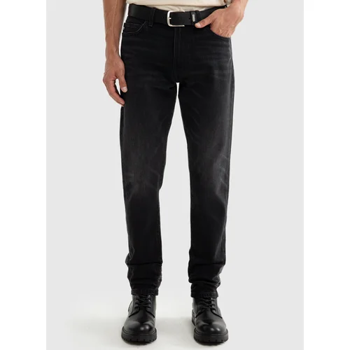 Big Star Man's Tapered Trousers Denim 110841 921 Denim