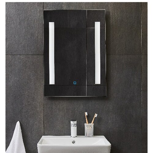  OGLEDALO S LED RASVJETOM LINEA 50×70 CM AQUAART FEROTEHNA Cijene