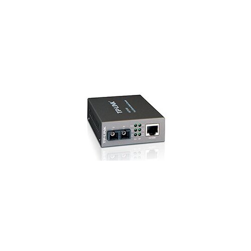  Media Filter TP-Link MC100CM, 10/100Mbps RJ45 to 100Mbps multi-mode SC fiber Converter, Full-duplex,up to 2Km, switching power a Cene