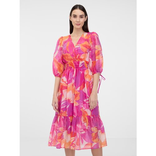 Orsay Dark Pink Women&amp;#039;s Midi Dress - Women&amp;#039;s Slike