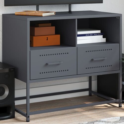 vidaXL TV omarica antracit 68x39x60,5 cm jeklo Cene