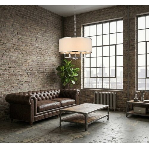 Open Design OR80209 - Luster na lancu CASA 3xE14/12W/230V krem/sjajni hrom Slike