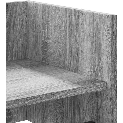 VidaXL Stenska polica siva sonoma 70,5x35x30,5 cm inženirski les Slike