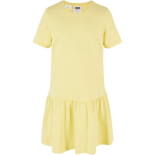 Urban Classics Kids Valance Tee Dress for Girls - Yellow Cene