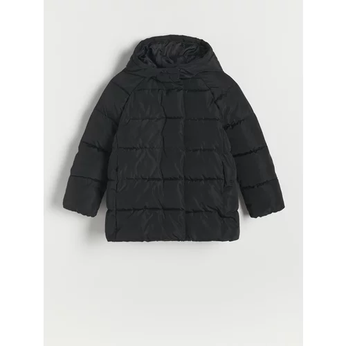 Reserved - Prošivena jakna s kapuljačom - crno