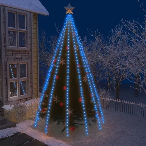 vidaXL Svjetla za drvce s 500 LED žarulja plava 500 cm