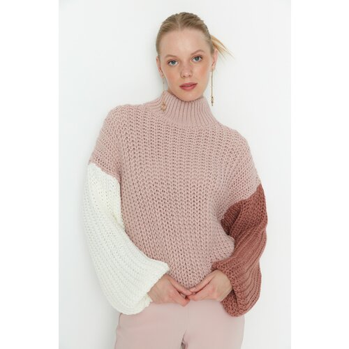 Trendyol Ženski džemper Color Block Cene