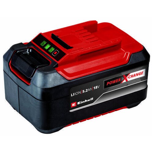 Einhell set 2 pxc baterije power-x-change twinpack 18 v 2x5.2 ah crno-crveni Slike