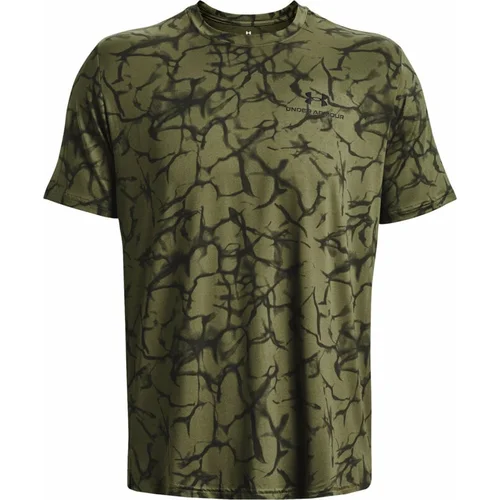 Under Armour Men's UA Rush Energy Print Short Sleeve Marine OD Green/Black S