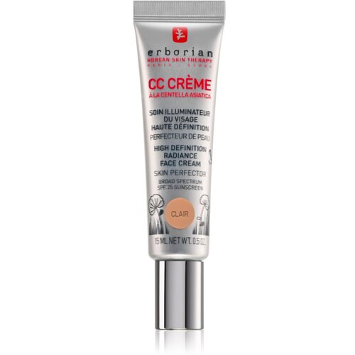 Erborian CC Crème Centella Asiatica posvetlitvena krema za enoten ten kože SPF 25 majhno pakiranje odtenek Clair 15 ml Cene
