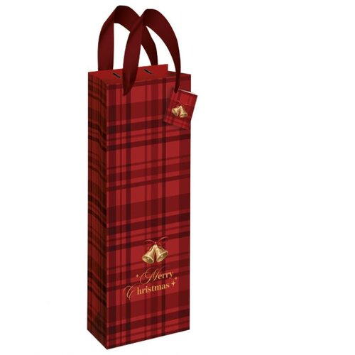  OKRASNE VREČICE-STEKLENICA 13X36X10 CM NOVOLETNE CHRISTMAS INTERDRUK SORT Slike