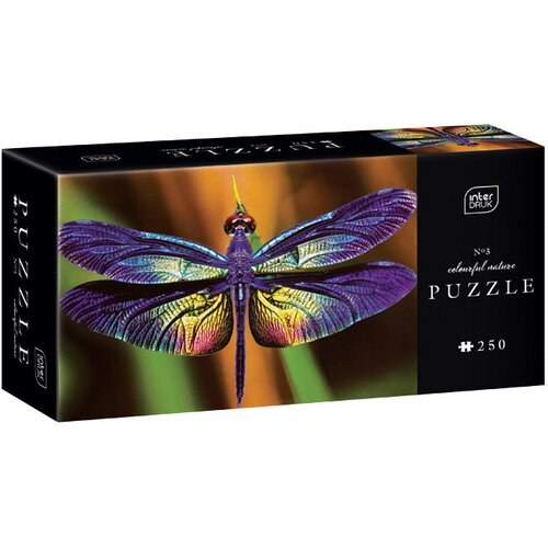 Puzzle 250 KOM COLORFUL NATURE 3 DRAGONFLY INTERDRUK Cene