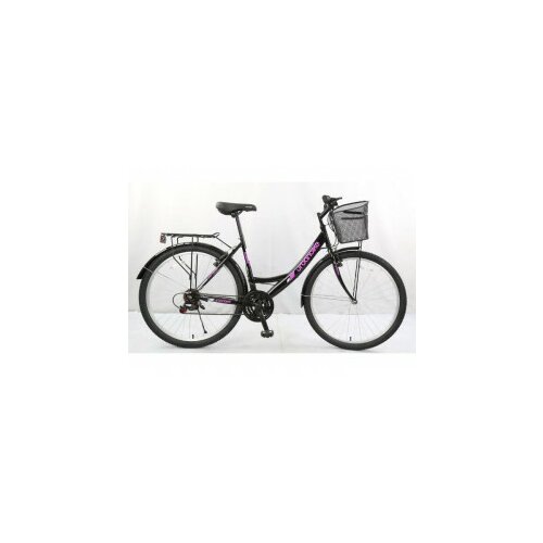 Urbanbike Bicikl Aurora - Crno-ljubičasti *I Slike