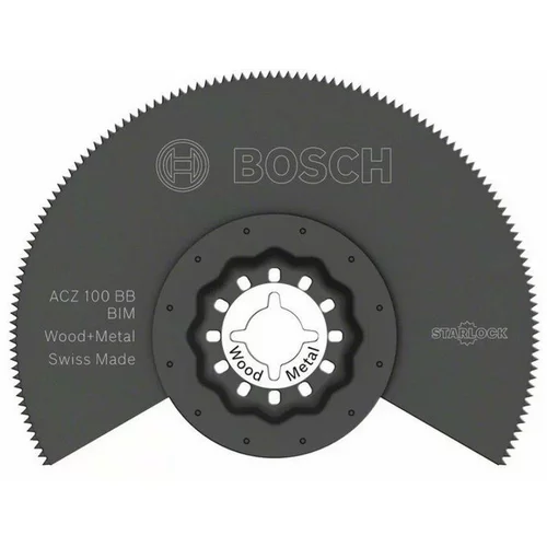 Bosch rezilo segmentne žage Starlock BIM ACZ 100 BB Wood and Metal 100mm 2608661633