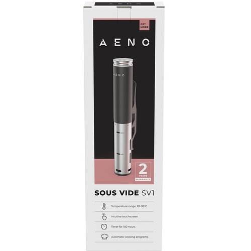 Aeno Sous Vide SV1: 1200W, 4 Automatic programs, Temperature adjustment, Timer, Touch screen, LCD-display, IPX7 Water Proof ASV0001 Slike