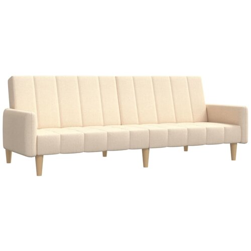 Maison Chic kavč - Sofa - Kanape dvosed z ležiščem krem blago, (21726769) Cene